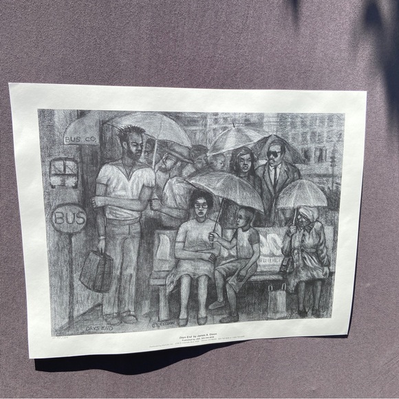 Original Artwork by James A Dixon  “Days End” - Picture 9 of 9